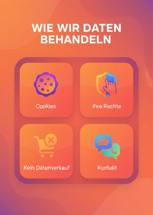 Wie das CashtoCode-Casino-Portal Daten behandelt: Cookies, Ihre Rechte, kein Datenverkauf und Kontakt.